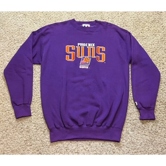 Phoenix Suns Vintage Logo Athletic Crewneck Sweatshirt Size Medium See Measure - Picture 1 of 7
